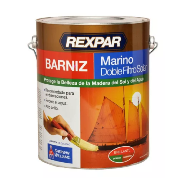 Barniz Rexpar Exterior Satinado x 4 L