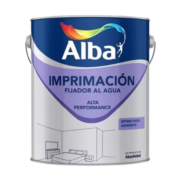 Imprimación Fijadora Al Agua Alba x 4 L