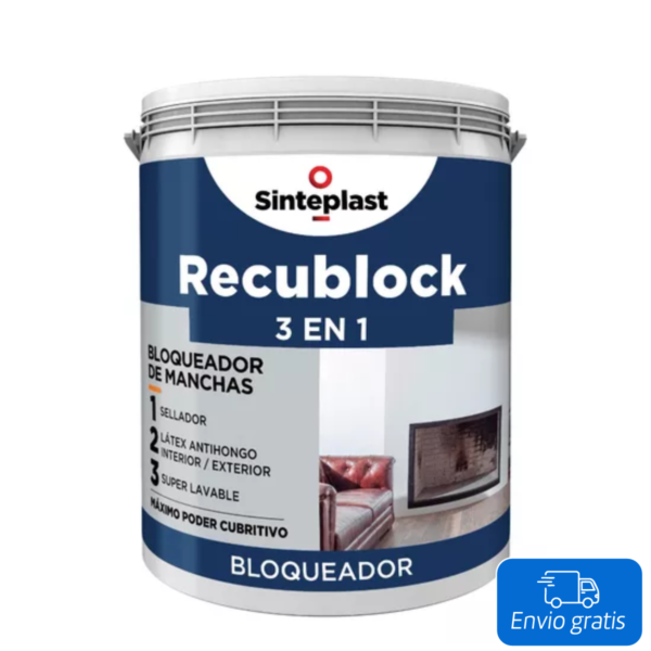 Recublock 3 en 1 Bloqueador de Manchas x 10 L