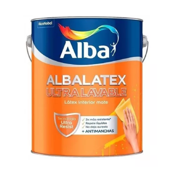 Albalatex Ultra Lavable  Blanco x 10 L