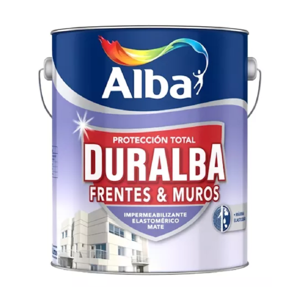 Duralba Frentes Y Muros Blanco Exterior x 4 L