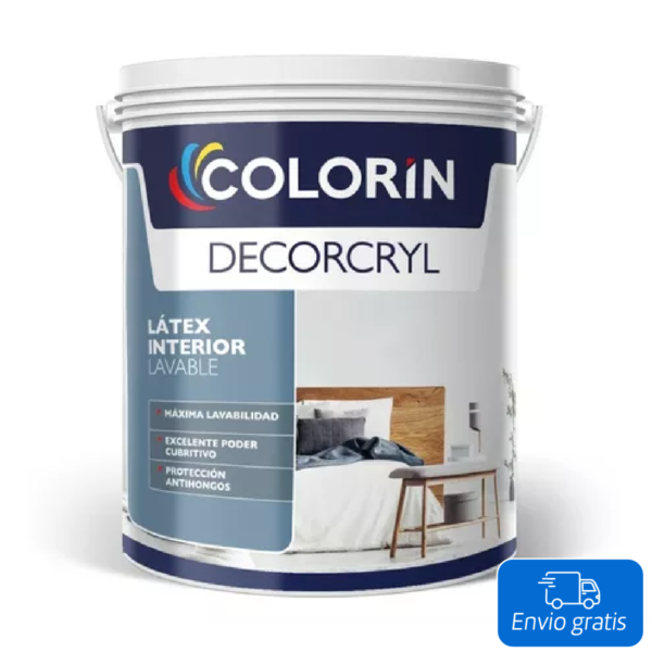 Latex Interior Lavable Decorcryl Blanco Colorin 20 L