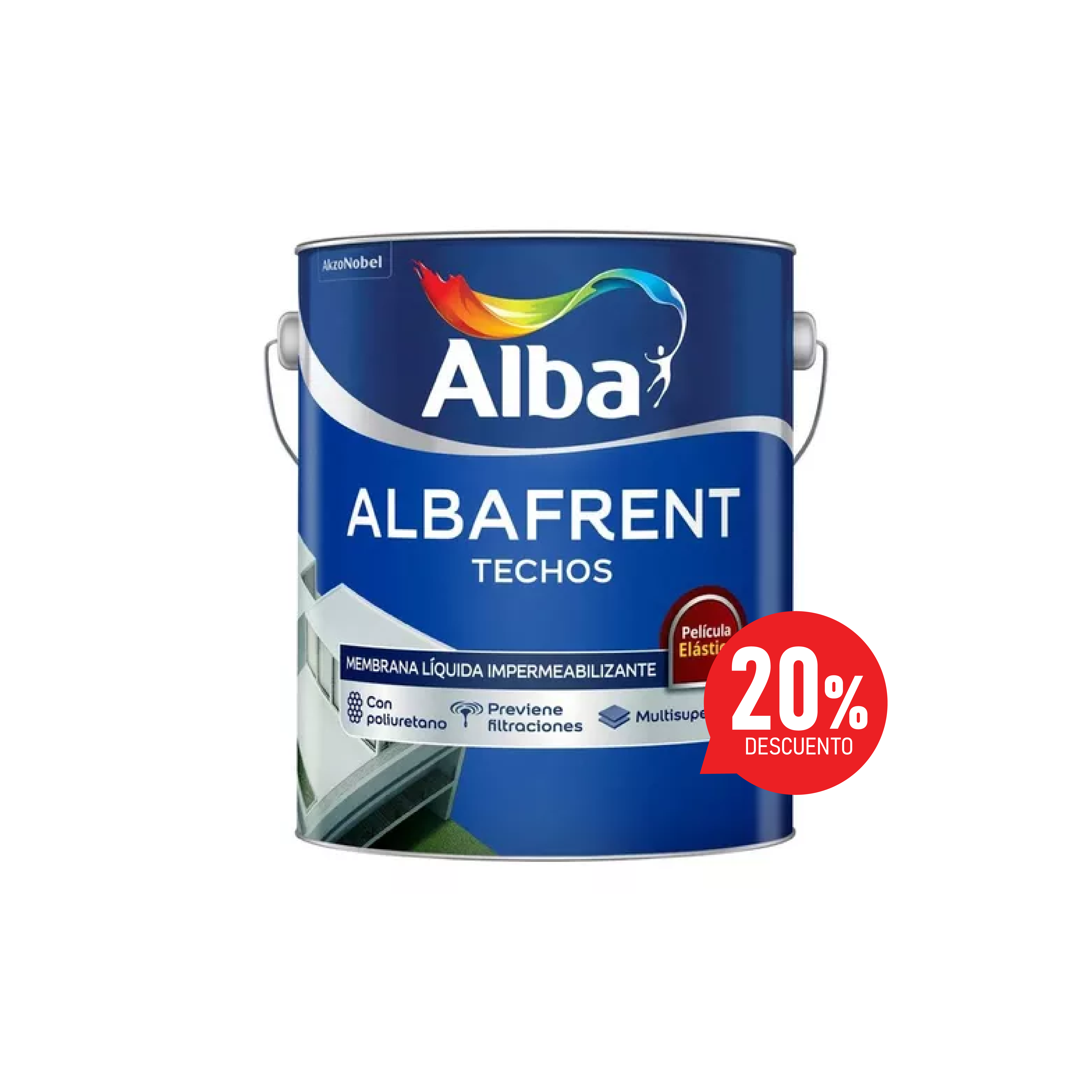 Pintura Para Exterior Acrílica Albafrent 4 L