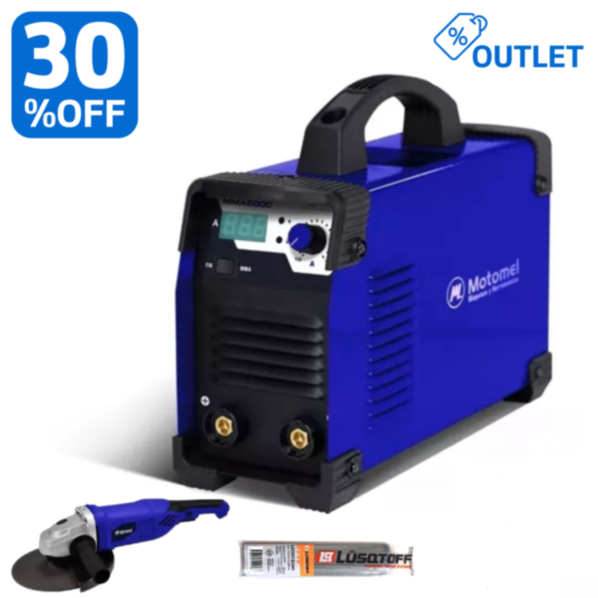 Combo Soldadora MMA 160