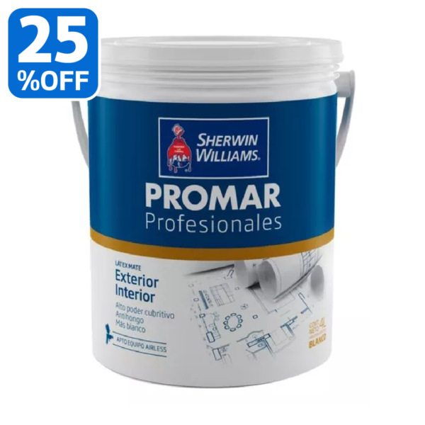 Latex Promar Interior Exterior Blanco x 20 L