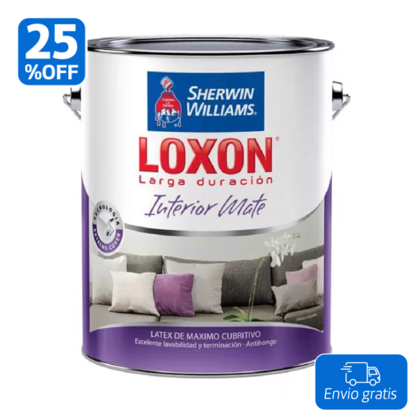 Loxon Interior Mate Blanco x 20 L