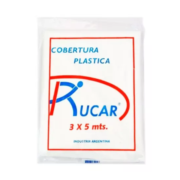 Cobertor Plástico Multiuso 3x5 Transparente Rucar