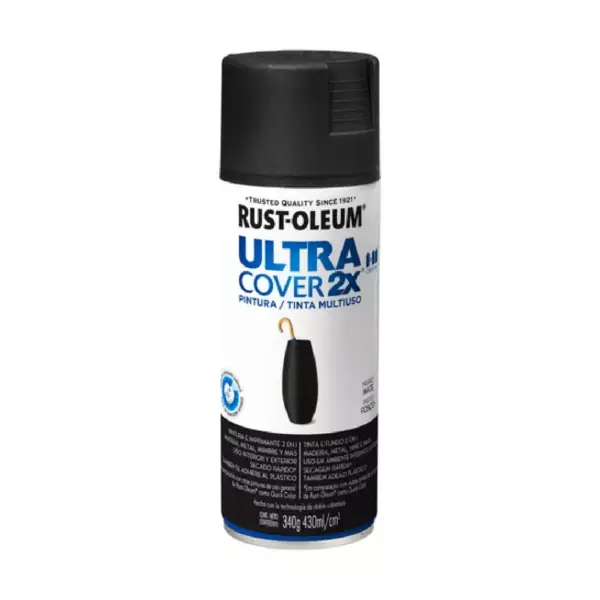 Aerosol Rust Oleum Negro 340 Gr