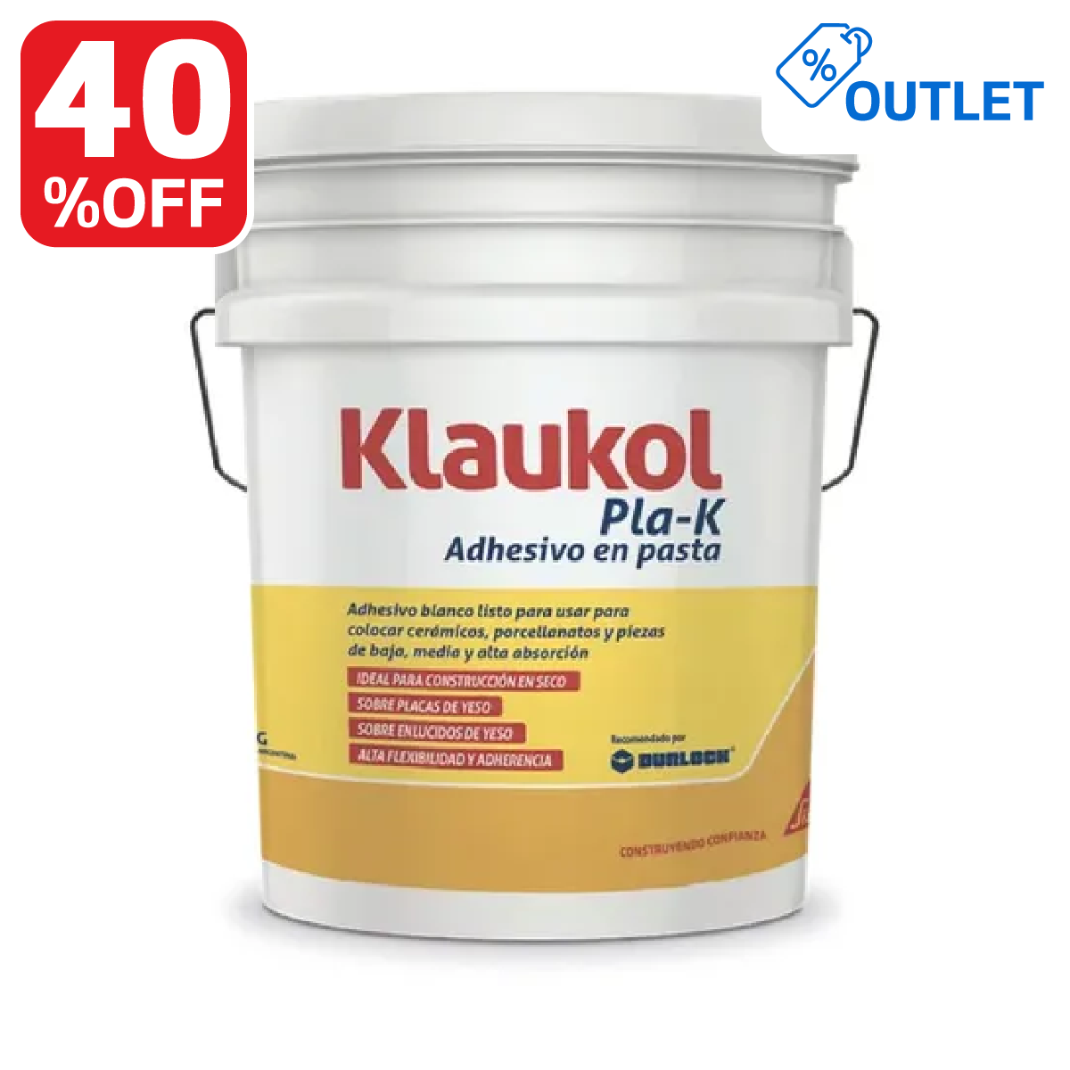 Klaukol Pla-K Pegamento en Pasta 30kg