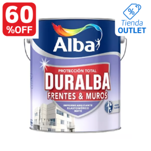 Duralba Frentes Y Muros Exterior x 20 L Colores Preparados